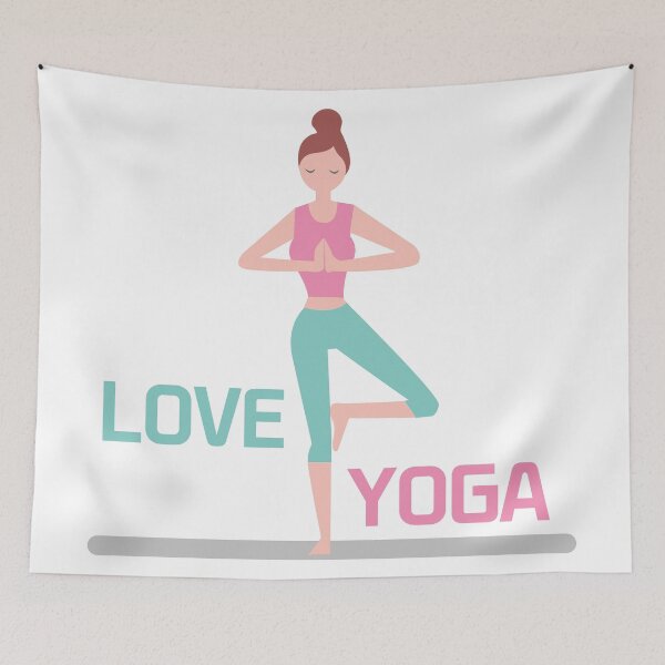 Item preview, I Love Yoga. Yoga Lover. Yoga pose. designed and sold by dkdk-kdk.