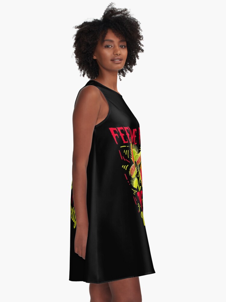 Venus Fly Trap Related Succs Inspired Sleeveless Dress Woman