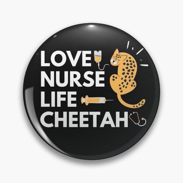 Item preview, Love Nurse Life Cheetah  designed and sold by Natkopod.