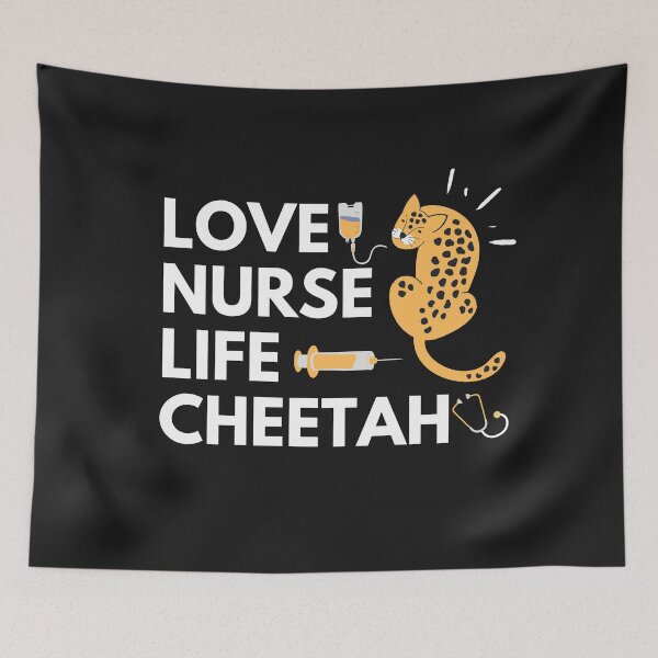 Item preview, Love Nurse Life Cheetah  designed and sold by Natkopod.