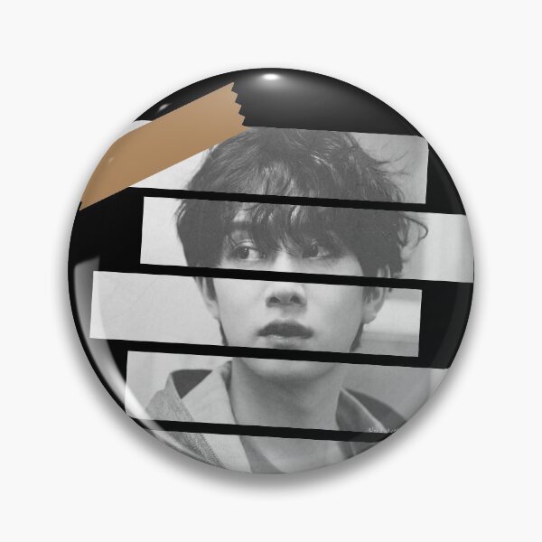 Item preview, Kim Heechul Super Junior Heechul Korean Kpop Monochrome Stripe Design designed and sold by Piosenka Art.