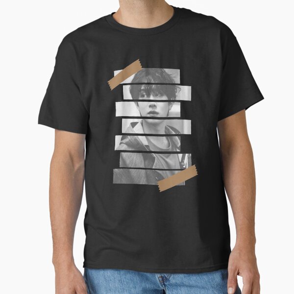 Item preview, Kim Heechul Super Junior Heechul Korean Kpop Monochrome Stripe Design designed and sold by Piosenka Art.