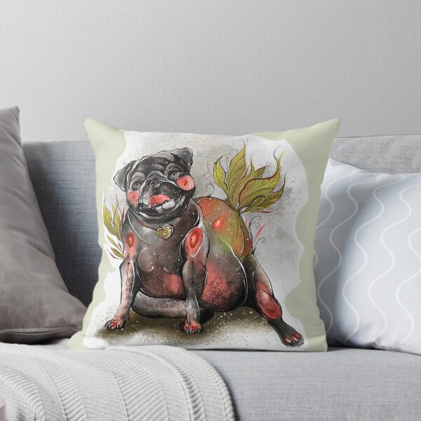 Item preview, Black Pug Bulb designed and sold by DancinkNeedles.
