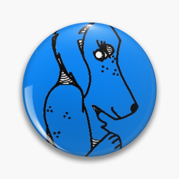 Item preview, bright blue, Hot. Dog.  designed and sold by beckyhowling.