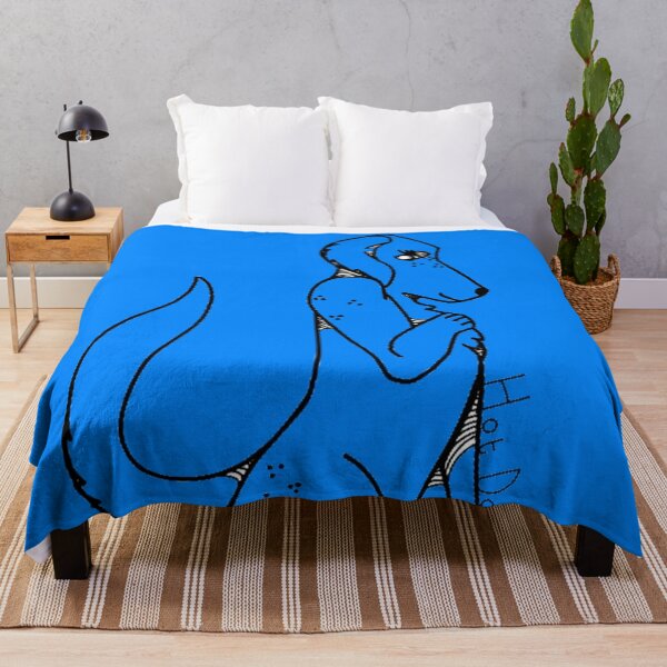 Item preview, bright blue, Hot. Dog. designed and sold by beckyhowling.