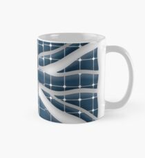 Union Jack with photovoltaic solar panels. Mug