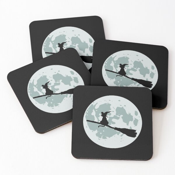 Item preview, Flying Cat Witch at Night designed and sold by bybear.