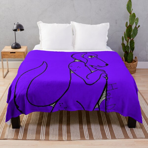 Item preview, blue/purple, Hot. Dog. designed and sold by beckyhowling.