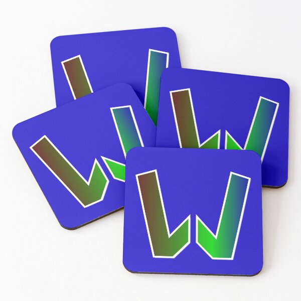 Item preview, Large Letter W Elegant Colored Monogram designed and sold by AnadAA.