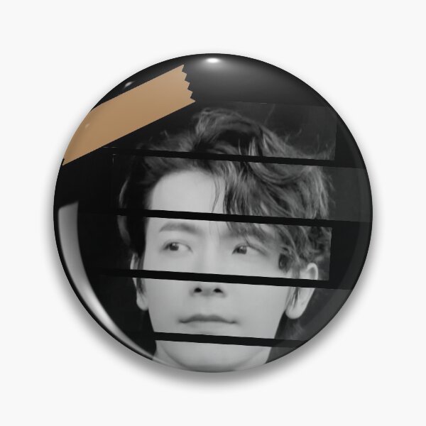 Item preview, Lee DongHae Super Junior Shindong  Korean Kpop Monochrome Stripe Design designed and sold by Piosenka Art.