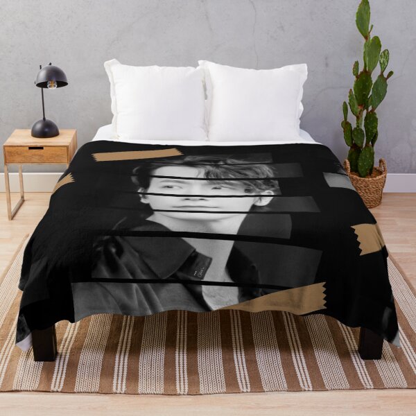 Item preview, Lee DongHae Super Junior Shindong  Korean Kpop Monochrome Stripe Design designed and sold by Piosenka Art.