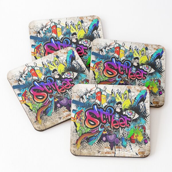 Item preview, Multi color street graffit designed and sold by HappyDays-.