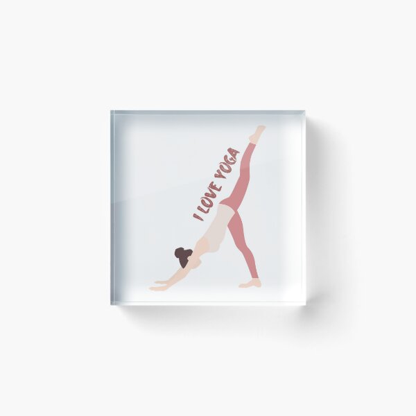 Item preview, I Love Yoga. Yoga Lover. Yoga pose. designed and sold by dkdk-kdk.