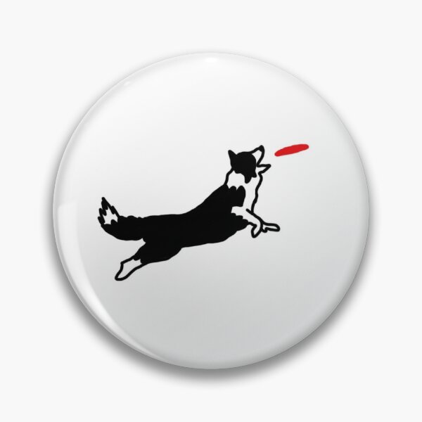 Item preview, Border Collie catching a disc designed and sold by Kaia English.
