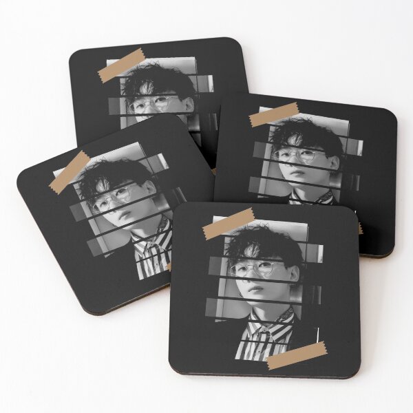 Item preview, Lee Hyukjae Super Junior Eunhyuk Korean Kpop Monochrome Stripe Design designed and sold by Piosenka Art.