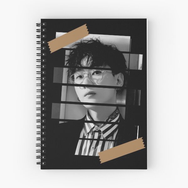 Item preview, Lee Hyukjae Super Junior Eunhyuk Korean Kpop Monochrome Stripe Design designed and sold by Piosenka Art.