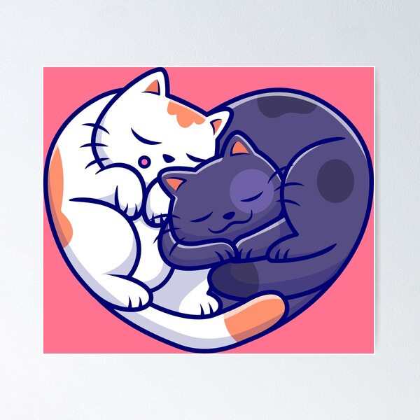 Pixel art cute cat Sleeping Poster for Sale by Robibahroni