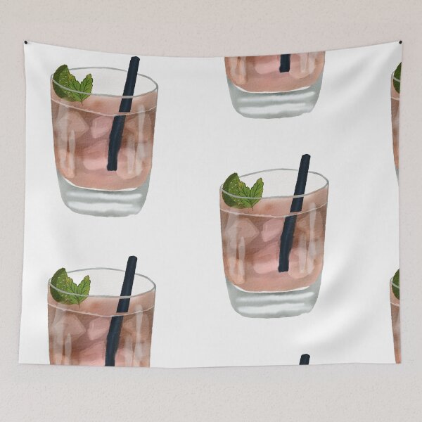 Item preview, Watercolor Juicy Mojito Cocktail Caps designed and sold by Unish.