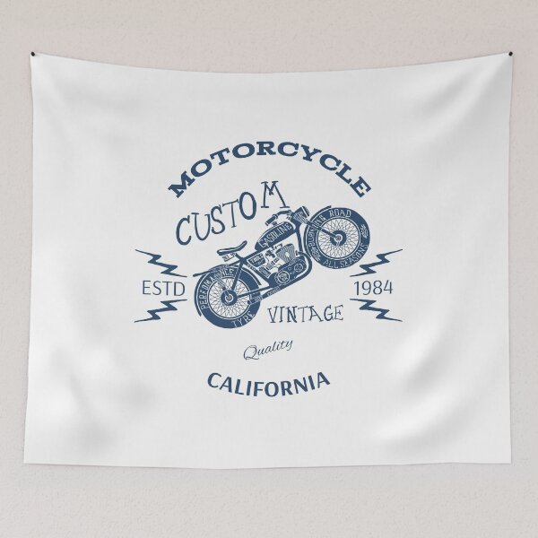 Item preview, Vintage Motorcycle illustration designed and sold by dimair.