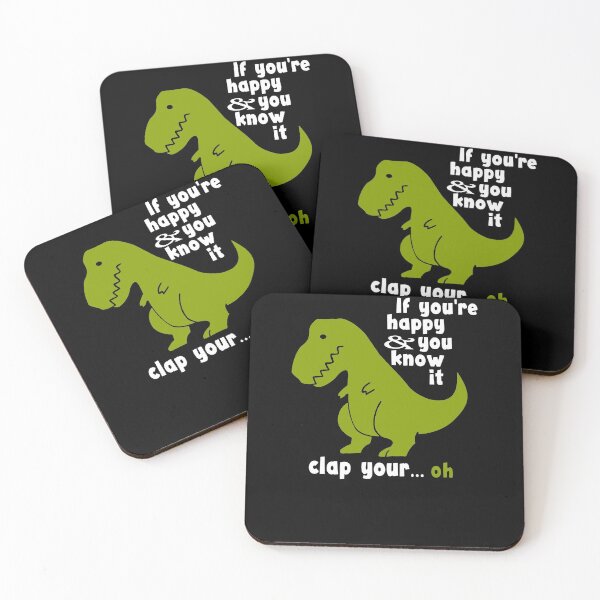 Item preview, Funny T-Rex - If You're Happy and You Know It Clap Your Oh designed and sold by clickmostro.