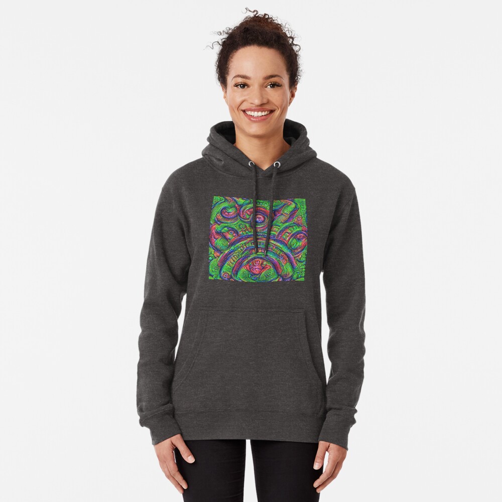 Green #DeepDream Pullover Hoodie
