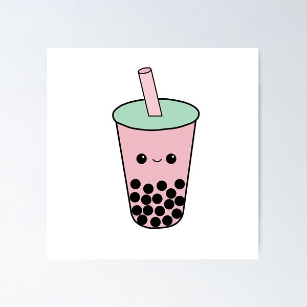 Item preview, Cute Boba, Bubble tea art designed and sold by NoonaStudio.