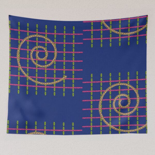 Item preview, Coil art Embroidered thread design designed and sold by OrigaArts.