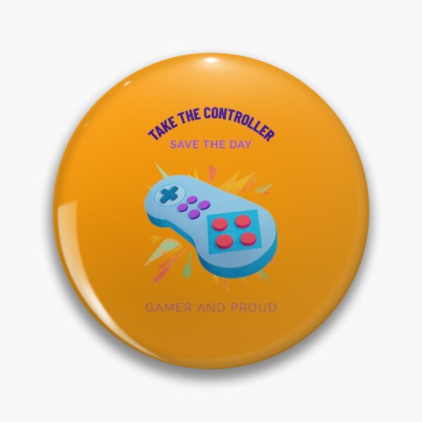 Artikelvorschau, Gamer and Proud- Übernimm den Controller und rette den Tag entworfen und verkauft von Art Without Curves.