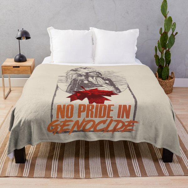 Item preview, No Pride In Genocide - Indigenous Lives Matter - Cancel Canada Day designed and sold by crazycollective.