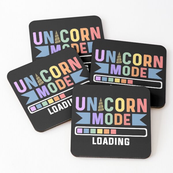 Item preview, Vintage Unicorn Mode Loading Funny designed and sold by jasperjuan77.