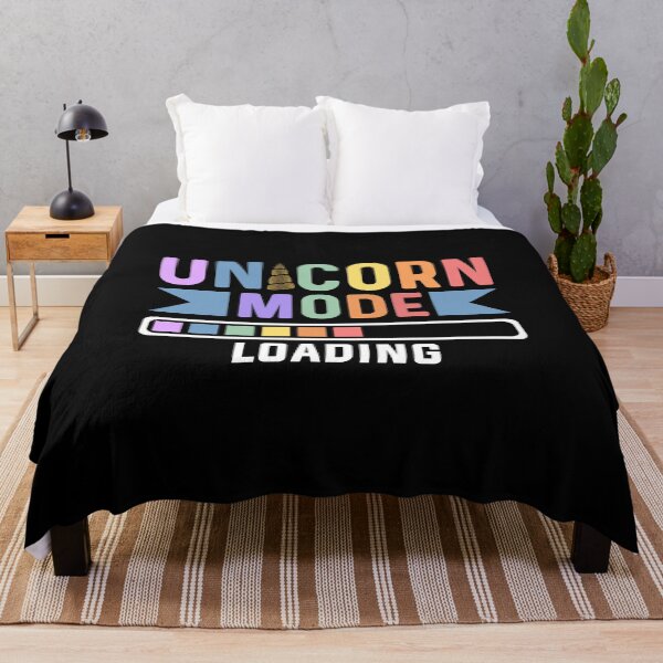 Item preview, Vintage Unicorn Mode Loading Funny designed and sold by jasperjuan77.