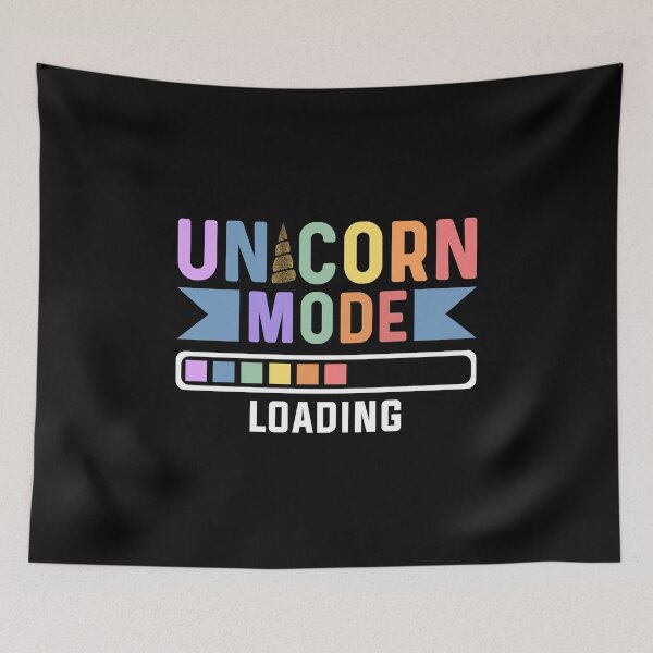 Item preview, Vintage Unicorn Mode Loading Funny designed and sold by jasperjuan77.