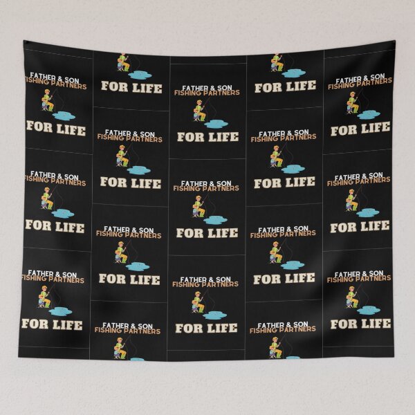 Item preview, Father and son fishing partners for life designed and sold by Stationeryamore.
