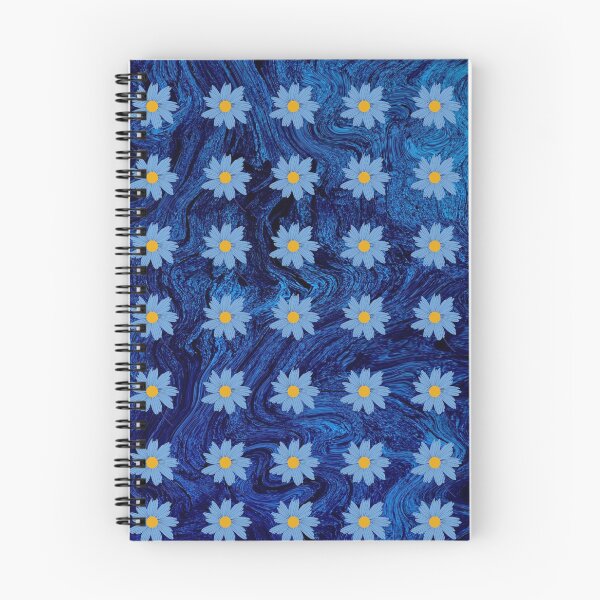 Item preview, colors mixed- blue flowers pattern designed and sold by Hanadi  Hadi.