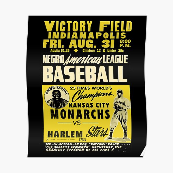 Baseball Kansas City Monarchs Vintage Classic Poster Victory Poster