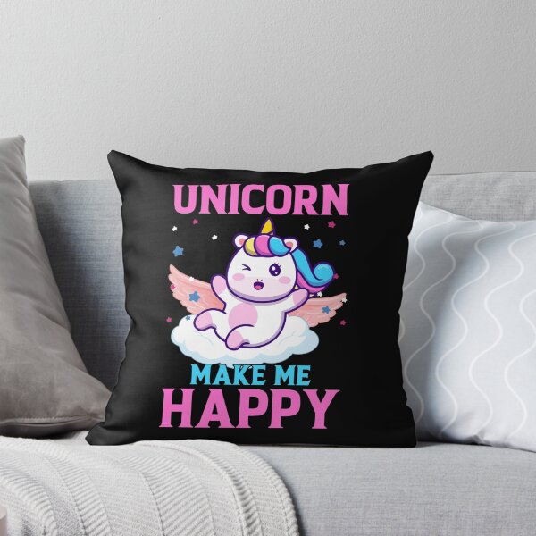 Item preview, Unicorn Make Me Happy Funny designed and sold by jasperjuan77.
