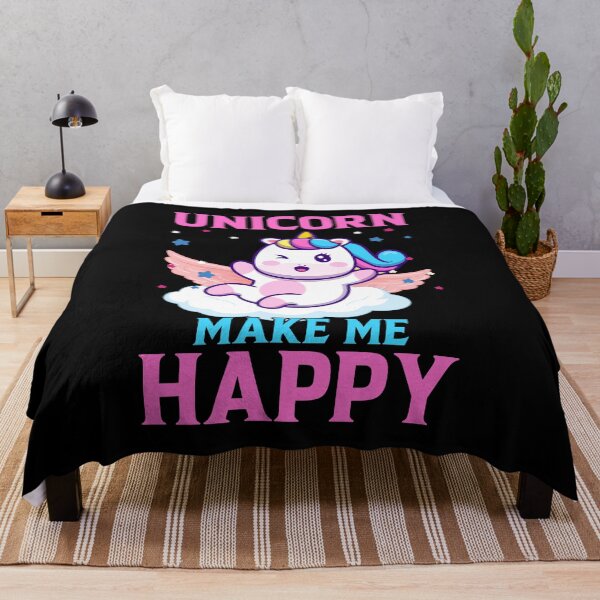Item preview, Unicorn Make Me Happy Funny designed and sold by jasperjuan77.