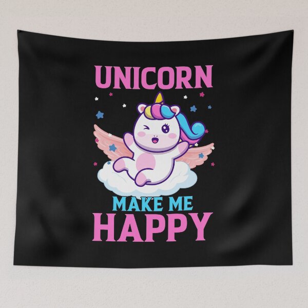 Item preview, Unicorn Make Me Happy Funny designed and sold by jasperjuan77.