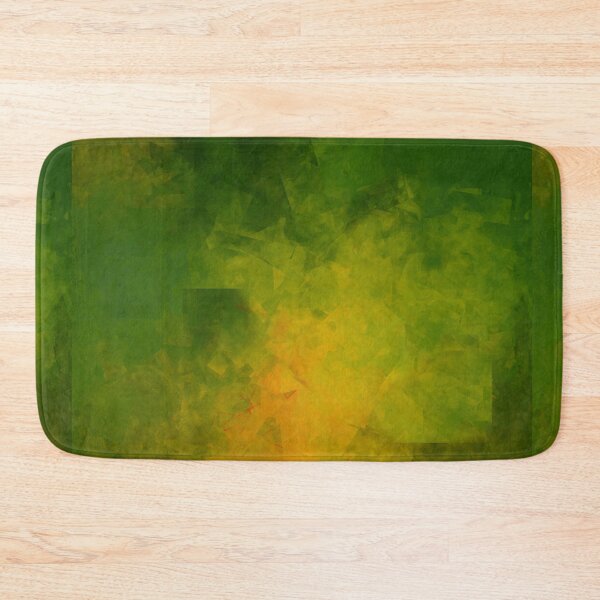 Item preview, Abstract Green and Orange Modern Fine Art Print designed and sold by KALEIDOSCOPE UK.