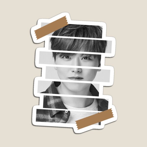 Item preview, Lee Sungmin Super Junior Sungmin Korean Kpop Monochrome Stripe Design designed and sold by Piosenka Art.