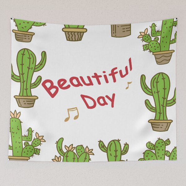 Item preview, cactus beautiful day designed and sold by reham2411.