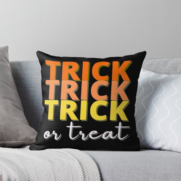 Item preview, Happy Halloween -Trick Trick Trick Or Treat - halloween- trick or treat -  Halloween Spirit - We Are Not Afraid designed and sold by Sun Sand & Sea Art.