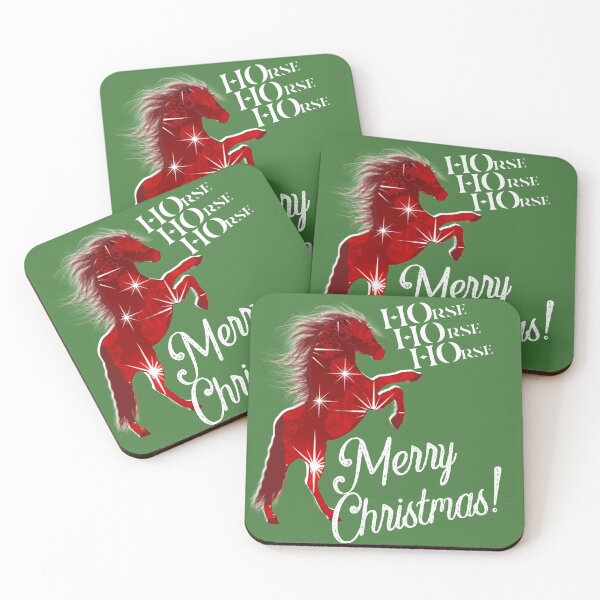 Item preview, Merry Christmas Horse Design, Equestrian Christmas, Horse Holiday designed and sold by LifeCrush.