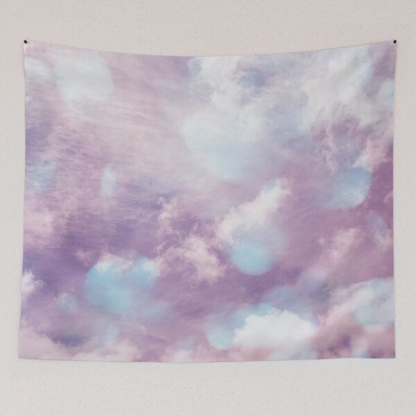 Item preview, Summer Clouds with Bokeh Effect in Pink, Purple and Blue - Clouds designed and sold by JulieSouster.