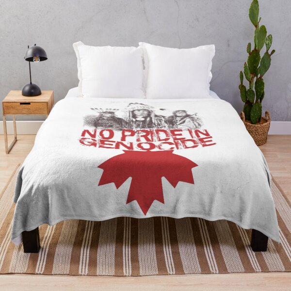 Item preview, No Pride In Genocide - Indigenous Lives Matter - Cancel Canada Day designed and sold by crazycollective.