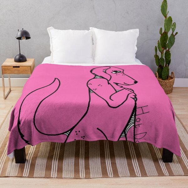 Item preview, bright pink, Hot. Dog. designed and sold by beckyhowling.