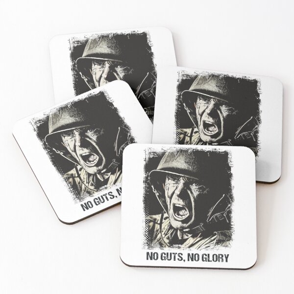 Item preview, NO GUTS NO GLORY Veteran Soldier Vintage GRUNGE Style Artwork War Quote designed and sold by Naumovski.