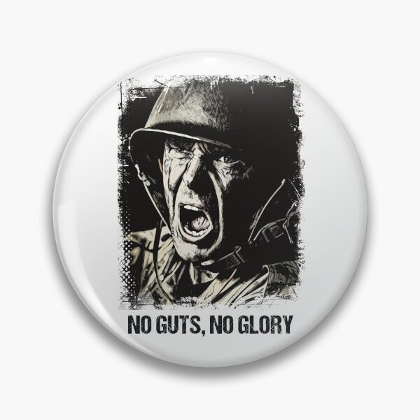 Item preview, NO GUTS NO GLORY Veteran Soldier Vintage GRUNGE Style Artwork War Quote designed and sold by Naumovski.