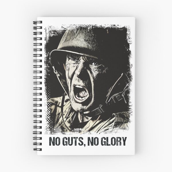 Item preview, NO GUTS NO GLORY Veteran Soldier Vintage GRUNGE Style Artwork War Quote designed and sold by Naumovski.