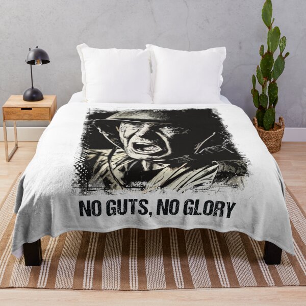 Item preview, NO GUTS NO GLORY Veteran Soldier Vintage GRUNGE Style Artwork War Quote designed and sold by Naumovski.